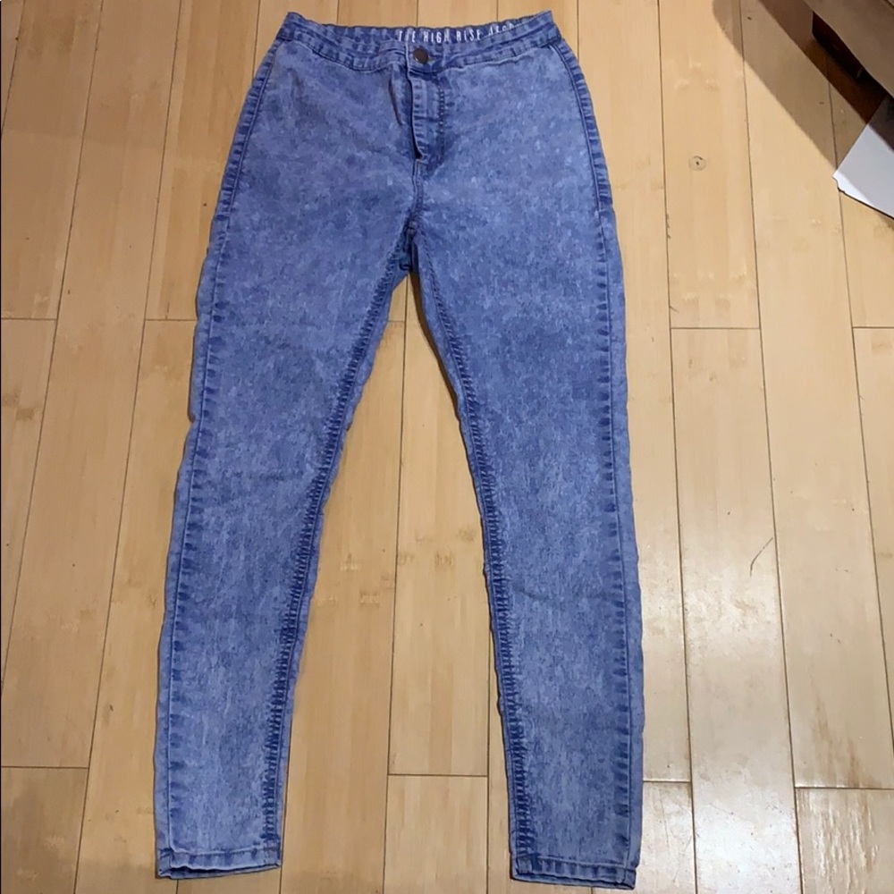 High rise jeggings
